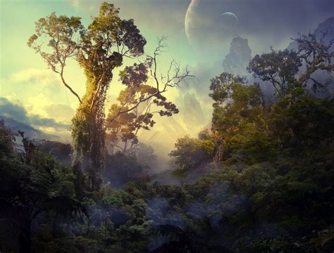 Hasil gambar untuk gambar fantasi 3d terbaru | Landscape wallpaper, Fantasy landscape, Scenery