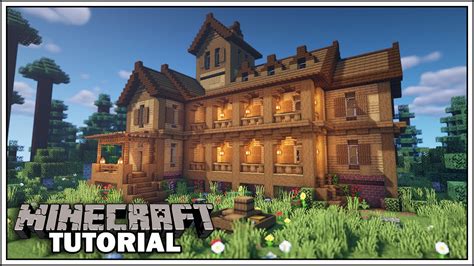 Minecraft Tutorial: How to Build a Large Wooden House