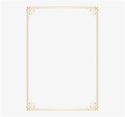 Download Gold Border Frame Clipart Png Photo - Gold Border For Word - Free Transparent PNG ...