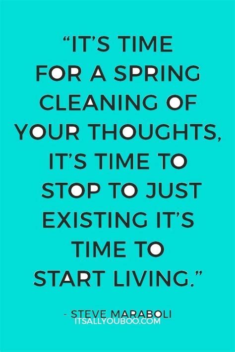 8 Happy & Healthy Ways to Spring Clean Your Life | Spring cleaning quotes, Inspirational quotes ...