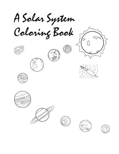 Best Printable Solar System Coloring Pages Greeting Cards Worksheet