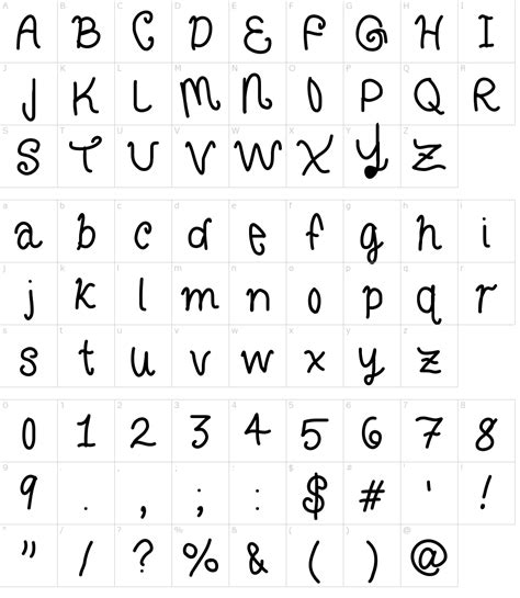 Curly Letters Font Download