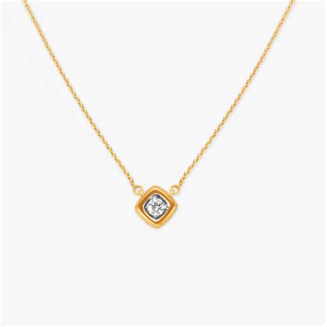 Charming Diamond Pendant with Chain