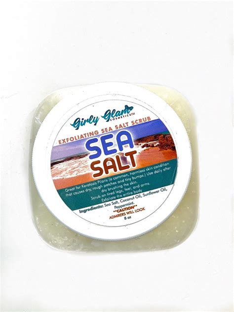 Sea Salt Scrub – Girly Glam – All vegan and organic bath and body shop for all girls!