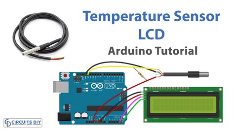 DS18B20 Temperature Sensor And IIC 16x2 LCD Display Arduino, 45% OFF