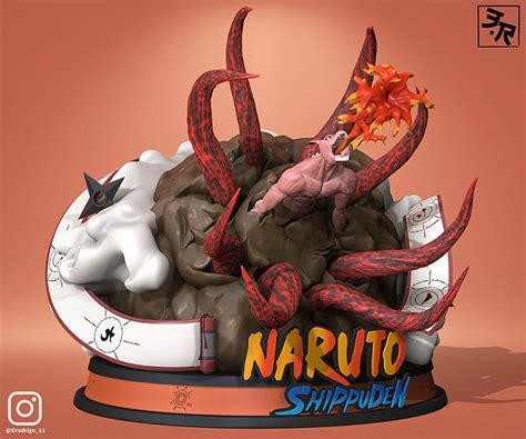 Kurama Kyuubi Naruto 8 Tails Form 3D model 3D printable | CGTrader