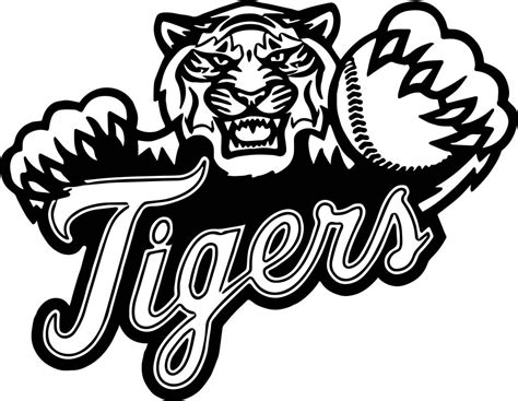 Detroit Tigers Coloring Pages - Learny Kids