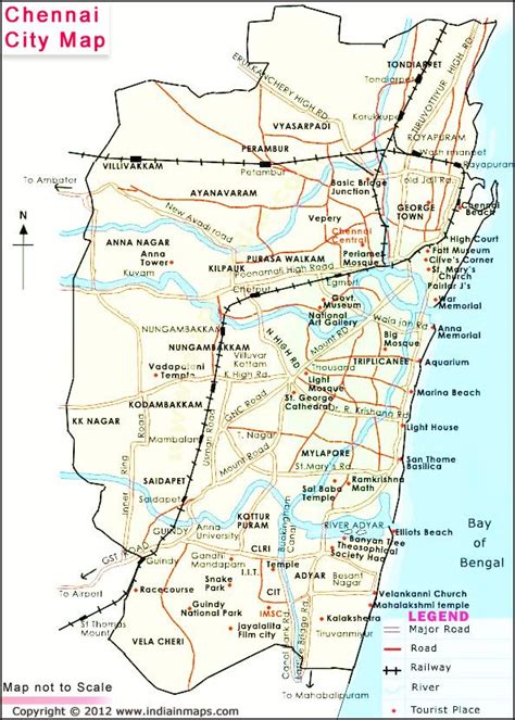 Chennai Temples Map