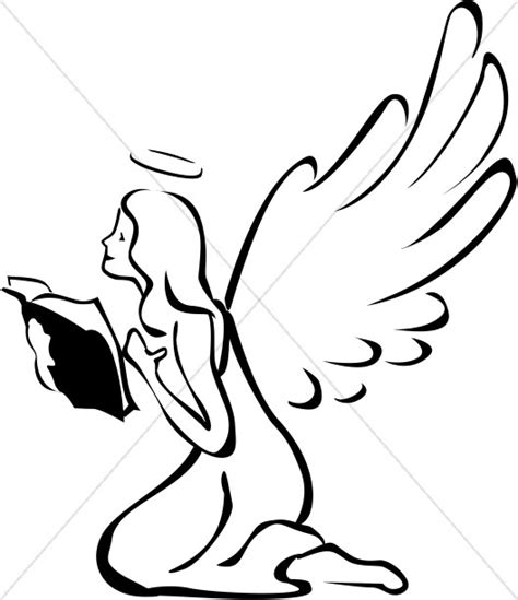 Flying Angel Silhouette at GetDrawings | Free download