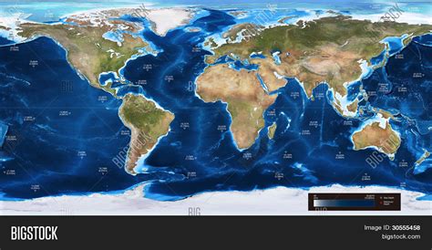 Ocean Map Depth - Wayne Baisey