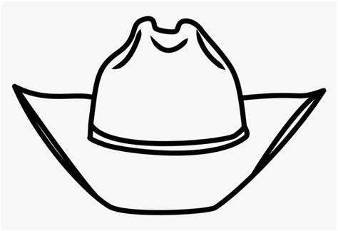 Cowboy Hat, Hat, Cowboy, Western, Headwear - Cowboy Hat Drawing Front View, HD Png Download ...