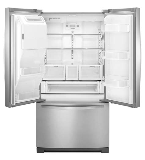 Whirlpool WRF767SDEM 36" Wide French Door Bottom Freezer Refrigerato