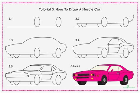 How To Draw A Simple Race Car