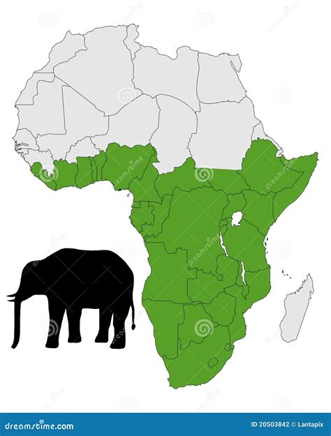 African Elephant Range Stock Photography - Image: 20503842