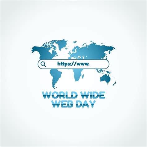 vector graphic of world wide web day good for world wide web day celebration. flat design. flyer ...