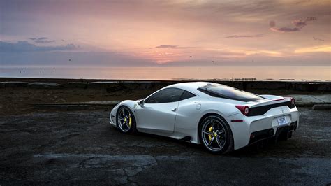 3840x2160 Ferrari 458 White 4k HD 4k Wallpapers, Images, Backgrounds, Photos and Pictures