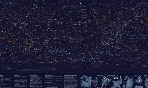 Printable Night Sky Star Map