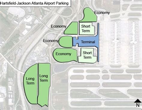 Hartsfield Jackson Atlanta Airport Parking | ATL Airport Long Term Parking Rates & Map