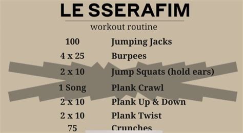 LE SSERAFIM’s Workout in 2023 | Kpop workout, Workout routine, Gym workout for beginners