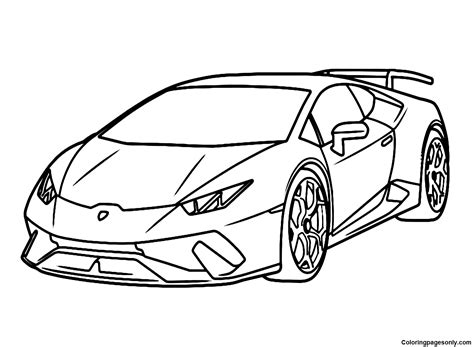 Lamborghini Coloring Pages Printable for Free Download