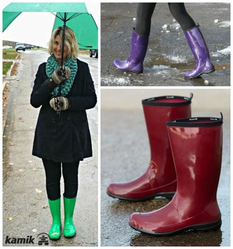 Kamik Rain Boots - Durable, Great Traction (from Canada)