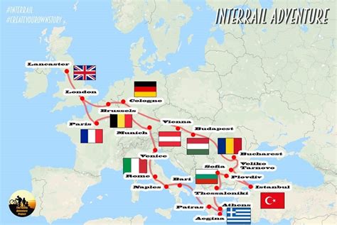 pozo Ausencia Alas interrail route map Temporada Prever Arcaico