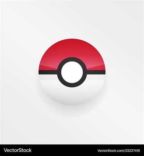 Pokeball pokemon go Royalty Free Vector Image - VectorStock