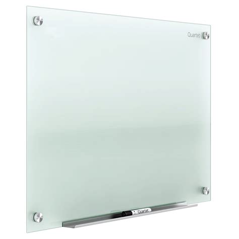 Quartet Non-Magnetic Glass Dry Erase White Board, 6' x 4' Whiteboard, Infinity Frameless ...