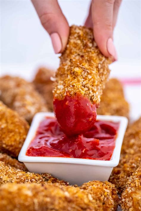 Easy Baked Crispy Oven Baked Chicken Tenders - S&SM