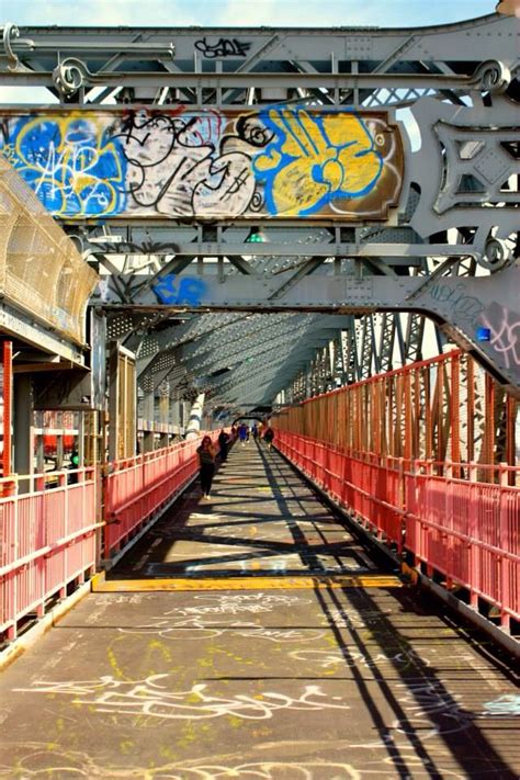 Graffiti Bridge in Williamsburg, Brooklyn