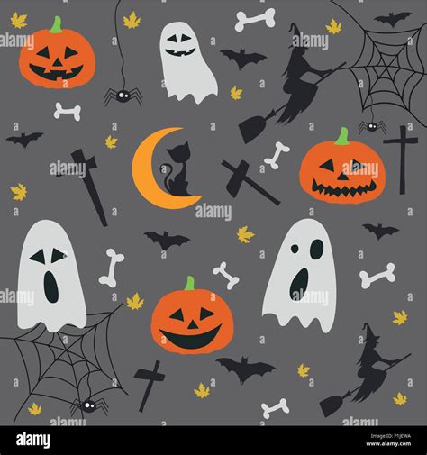 Happy halloween wallpaper Stock Vector Image & Art - Alamy