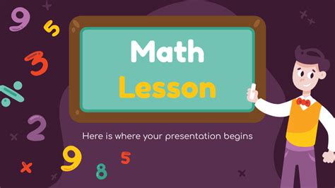 Math Lesson Google Slides and PowerPoint Template