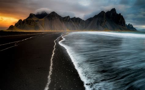 Black Sand Beach Iceland Wallpapers - Wallpaper Cave