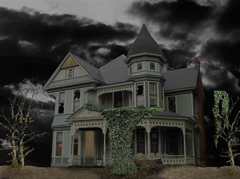 Animated Haunted House Wallpaper - WallpaperSafari