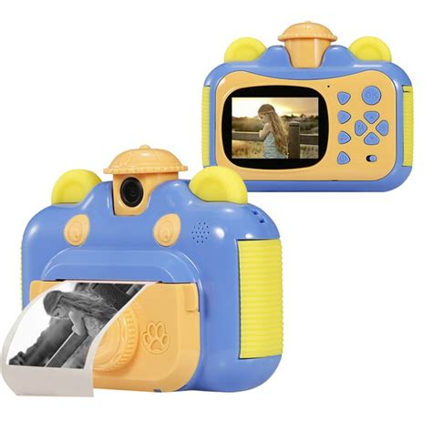 Instant Print Camera for Kids with Print Paper 2.4 Inch Screen 12MP Photo 1080p Video Recording ...