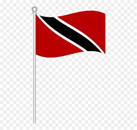 Trinidad And Tobago Flag Clipart Png - 56th Independence Day Trinidad, Transparent Png - 452x720 ...