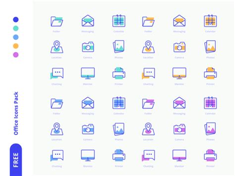 18 Free office icons (SVG + Sketch formats) - Freebiesbug