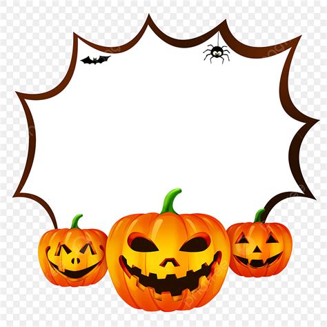 Halloween Border Clipart Vector, Halloween Border, Frame, Halloween, Pumpkin Lantern PNG Image ...