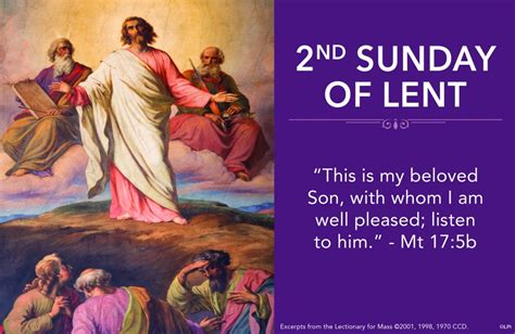 Second Sunday of Lent ~ March 8, 2020 | The Parish of Mary Mother of Mercy