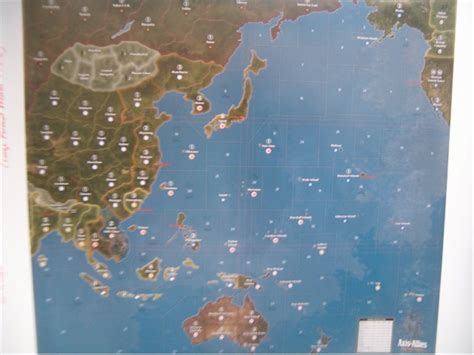 Axis And Allies 1940 Pacific Map