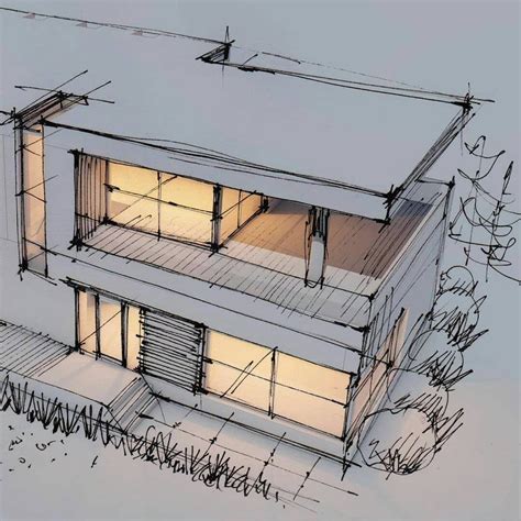 Architektur esquisse de l'architecture! - esquisse d'archi... | Dessin architecture, Croquis ...