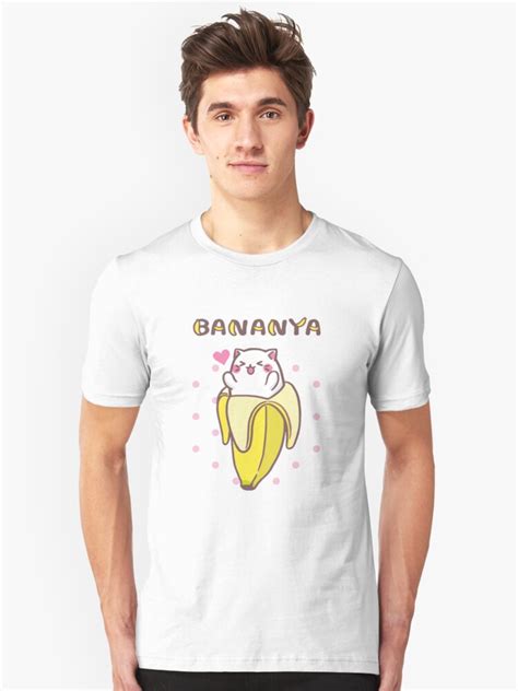 "Bananya Banana Cat kawaii anime manga kitty" T-shirt by ryanturnley | Redbubble