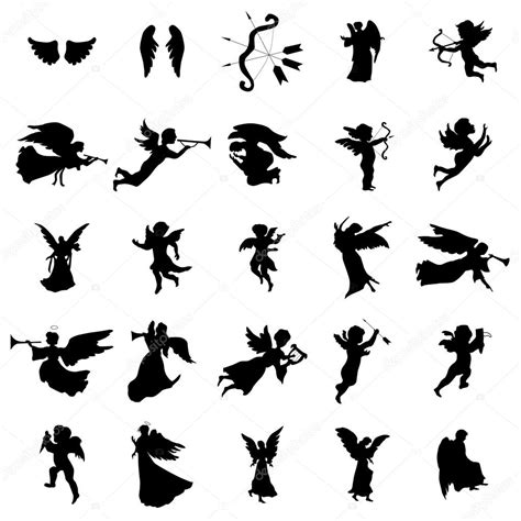 Flying Angel Silhouette