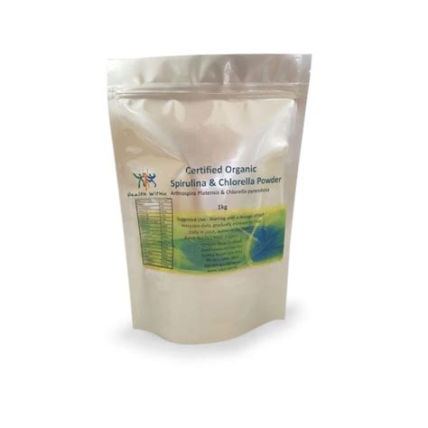 Certified Organic Spirulina Chlorella Powder 50/50 mix - Health Within