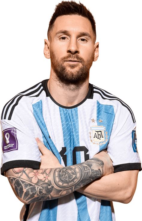 Lionel Messi Argentina football render - FootyRenders