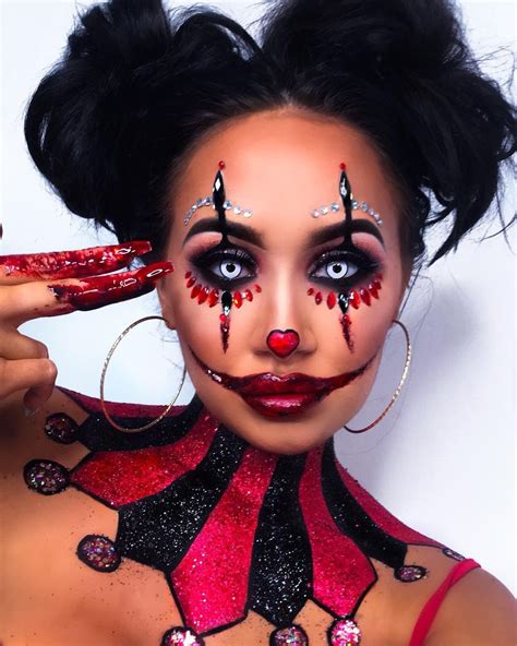 Pin by Cris Michelle on Halloweenie! | Halloween makeup pretty, Scary clown makeup, Amazing ...