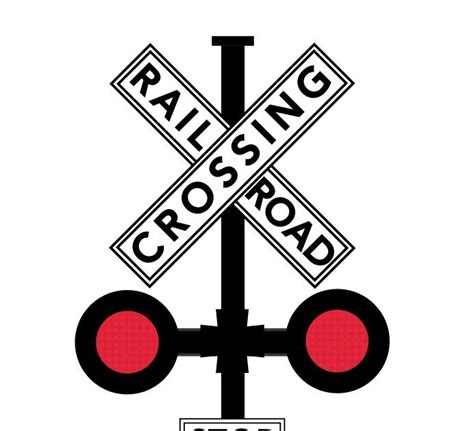 Railroad Crossing Signs Clipart - Longest Journey