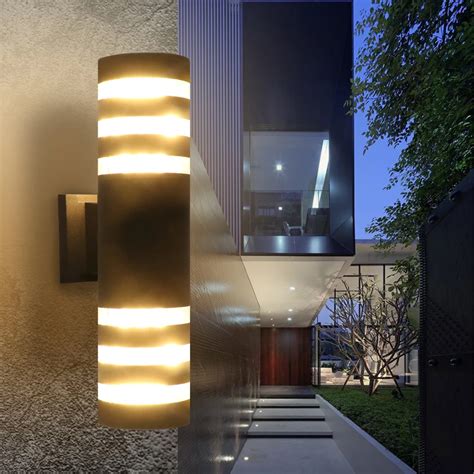 Modern Outdoor Lighting Waterproof Up Down LED Wall Lamp Outdoor Fixtures Industrial Decor For ...