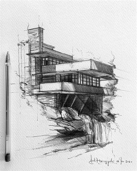 Architectural Sketching:10 Architecture Sketching Tips