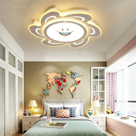 Modern fashion Led Ceiling light for children Dimmable bedroom Ceiling lamp for kits Birthday ...